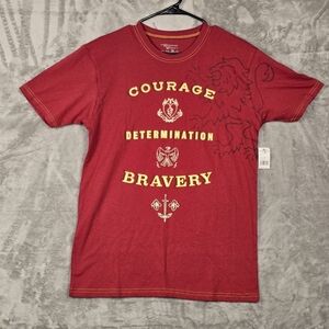 The Wizarding World of Harry Potter Red Gryffindor Shirt Mens Sz M Universal